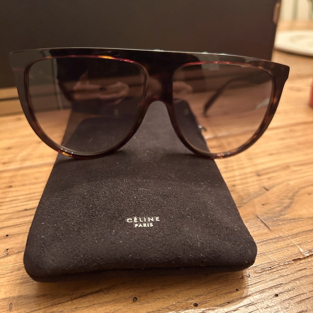 Tortoise Shell Women’s Celine Sunglasses.